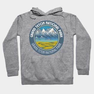 Grand Teton National Park in Japanese Vibes Hoodie